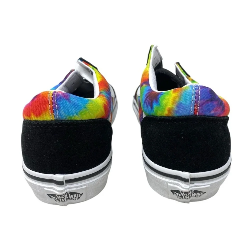 VANS Old Skool Spiral Tie-Dye Shoes Youth Boys Skateboard Sneakers Size 5 NWB